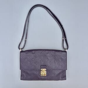 Louis Vuitton Shoulder Bag Fascinante Monogram Empreinte Purple Leather